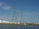 Electrical lattice tower &ndash; 340 FT channel crossing