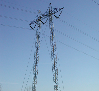 Gantry galvanized steel lattice towers